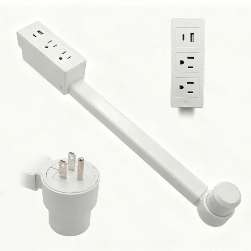 USB Outlet Extender Rotating