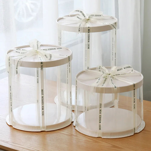 Clear Birthday Cake Box