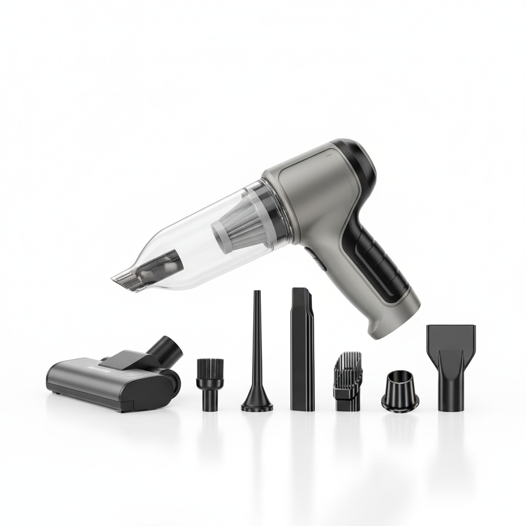 Car vacuum 45 degree angle