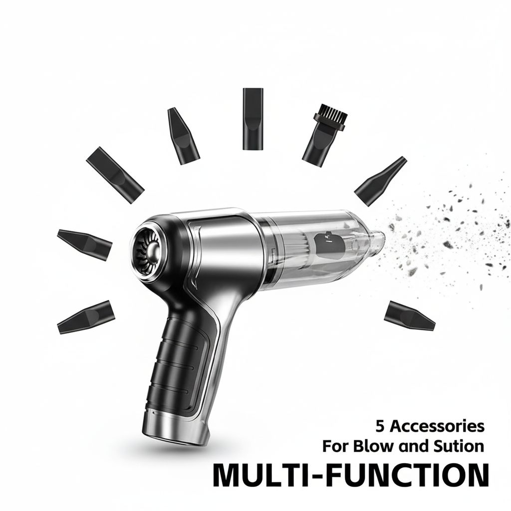 Vacuum with accessories