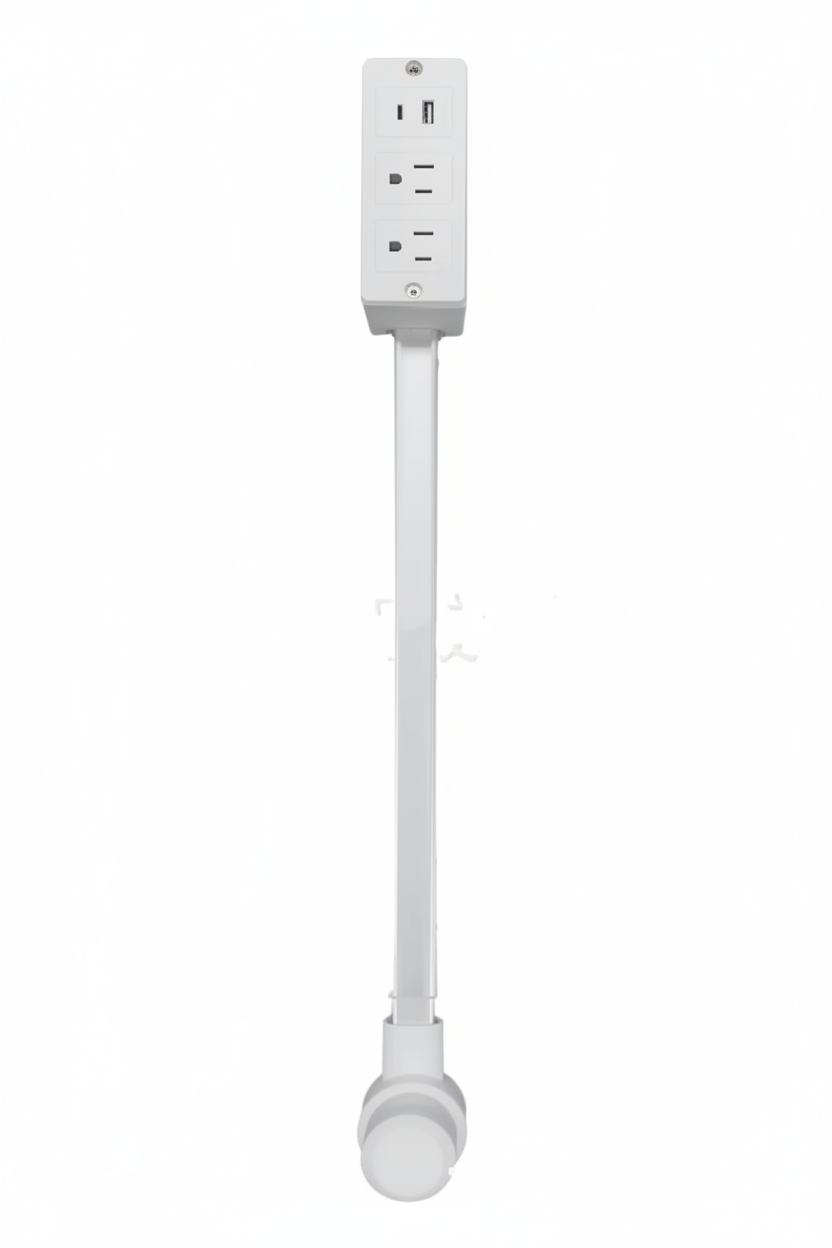White outlet extender - clean background